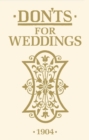 Don'ts for Weddings - Book