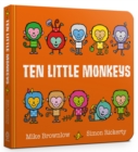 Ten Little Monkeys Board Book - Book