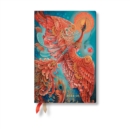 Firebird (Birds of Happiness) Mini 12-month Horizontal Softcover Flexi Dayplanner 2025 (Elastic Band Closure) - Book