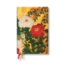 Natsu (Rinpa Florals) Mini 12-month Horizontal Softcover Flexi Dayplanner 2025 (Elastic Band Closure) - Book