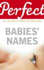 Perfect Babies' Names - eBook