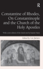 Constantine of Rhodes, On Constantinople and the Church of the Holy Apostles : With a new edition of the Greek text by Ioannis Vassis - Book
