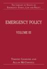 Emergency Policy : Volume III - Book