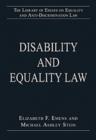 Disability and Equality Law - Book