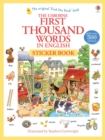 First Thousand Words in English Sticker Book - Book