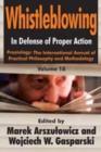Whistleblowing : In Defense of Proper Action - Book