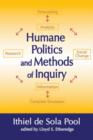 Humane Politics and Methods of Inquiry - Book