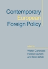Contemporary European Foreign Policy - Book