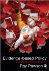 Evidence-Based Policy : A Realist Perspective - Book