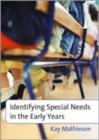 Identifying Special Needs in the Early Years - Book