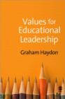 Values for Educational Leadership - Book