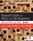 Research Skills for Policy and Development : How to Find Out Fast - Book