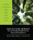 Issues for Debate in Environmental Management : Selections From CQ Researcher - Book