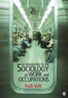 An Introduction to the Sociology of Work and Occupations - Book