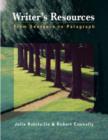 Writer's Resources : From Sentence to Paragraph (with Writer's Resources 2.0 BCA/iLrn (TM) CD-ROM) - Book