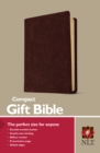 NLT Compact Gift Bible Bonded Leather Burgundy - Book
