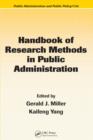 Handbook of Research Methods in Public Administration - eBook