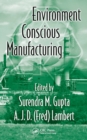Environment Conscious Manufacturing - eBook