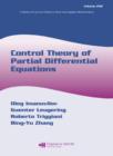 Control Theory of Partial Differential Equations - eBook