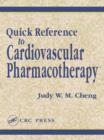 Quick Reference to Cardiovascular Pharmacotherapy - eBook