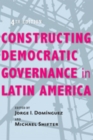 Constructing Democratic Governance in Latin America - Book