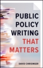 Public Policy Writing That Matters - Book