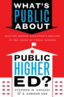 What's Public about Public Higher Ed? - eBook