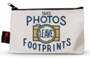 Take Photos, Leave Footprints Pencil Pouch - Book
