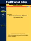 Studyguide for Wests Legal Environment of Business by Miller, Cross &, ISBN 9780324154658 - Book