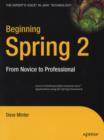 Beginning Spring 2 : From Novice to Professional - eBook