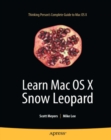 Learn Mac OS X Snow Leopard - eBook