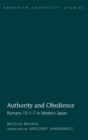Authority and Obedience : Romans 13:1-7 in Modern Japan / Translated by Gregory Vanderbilt - Book
