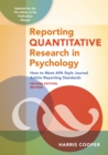 Reporting Quantitative Research in Psychology : How to Meet APA Style Journal Article Reporting Standards - Book