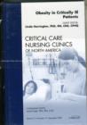 Obesity in Critically Ill Patients, An Issue of Critical Care Nursing Clinics : Volume 21-3 - Book