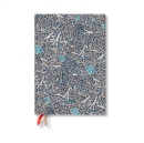 Granada Turquoise (Moorish Mosaic) Midi Vertical 12-month Dayplanner 2024 (Elastic Band Closure) - Book