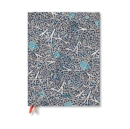 Granada Turquoise (Moorish Mosaic) Ultra Horizontal 12-month Dayplanner 2024 (Elastic Band Closure) - Book