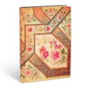 Filigree Floral Ivory Midi Lined Softcover Flexi Journal (240 pages) - Book