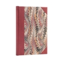 Rubedo (Cockerell Marbled Paper) Midi Unlined Hardcover Journal - Book