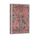 Garnet (Silver Filigree Collection) Midi Lined Softcover Flexi Journal - Book