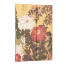 Natsu (Rinpa Florals) Midi Unlined Hardback Journal (Wrap Closure) - Book