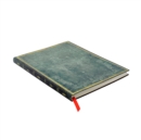 Pacific Blue (Old Leather Collection) Ultra Lined Softcover Flexi Journal (Elastic Band Closure) - Book