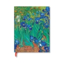 Van Gogh’s Irises Mini Lined Hardback Journal (Elastic Band Closure) - Book