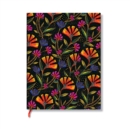 Wild Flowers (Playful Creations) Midi Hardback Address Book (Elastic Band Closure) - Book