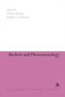Beckett and Phenomenology - Book