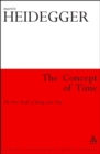 The Concept of Time : The First Draft of Being and Time - eBook