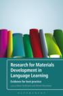 Research for Materials Development in Language Learning : Evidence for Best Practice - eBook