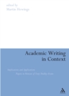 Academic Writing in Context : Implications and Applications - eBook