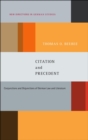 Citation and Precedent : Conjunctions and Disjunctions of German Law and Literature - eBook
