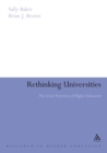 Rethinking Universities : The Social Functions of Higher Education - eBook