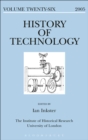 History of Technology Volume 26 - eBook